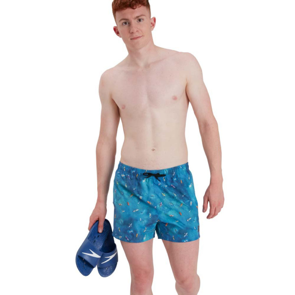 Шорты для плавания Speedo Digital Printed Leisure 14'' (Мужской; M (48-50); Бирюза)